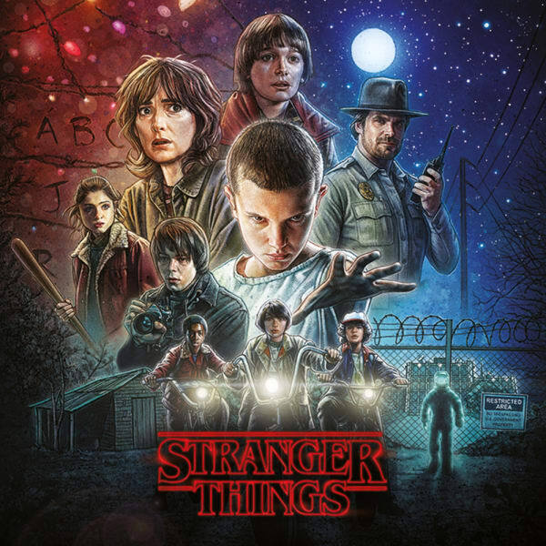 Stranger Things Canvas Print (30cm x 30cm)