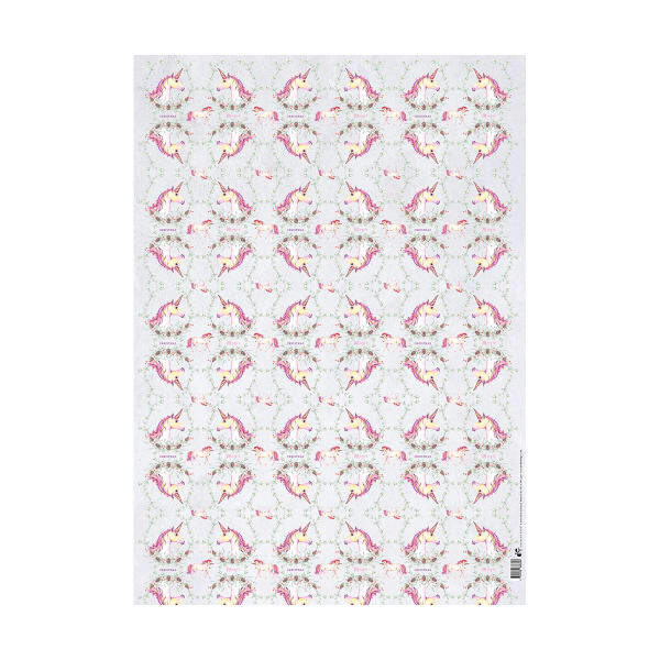 Deckled Edge Christmas Gift Wrap (Pack Of 2) (50 x 70cm)