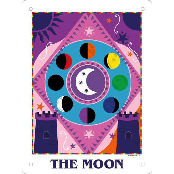 Deadly Tarot Pride The Moon Tin Mini Plaque