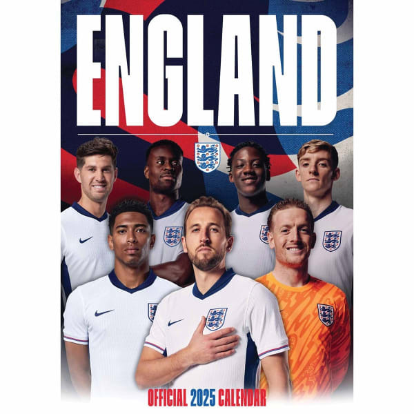 England FA 2025 A3 Calendar