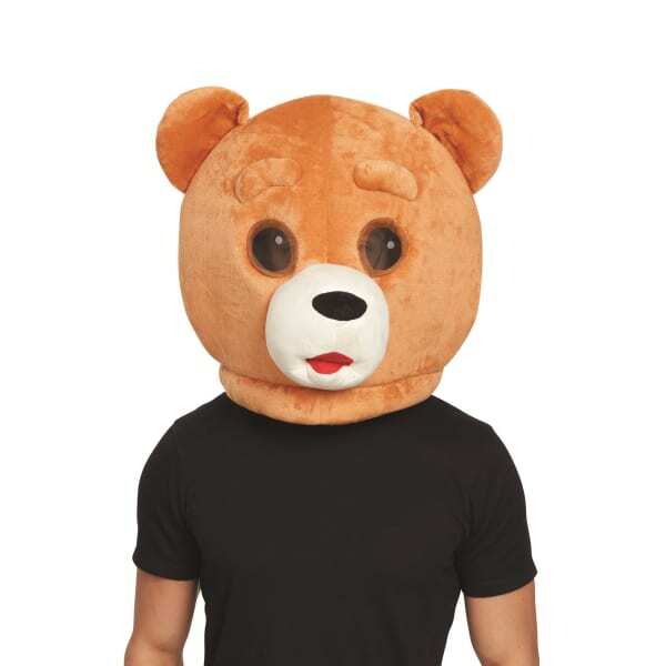 Bristol Novelty Adults Teddy Bear Mascot Mask