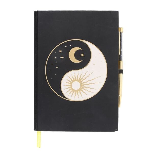 Something Different Yin Yang Obsidian Stationery Set