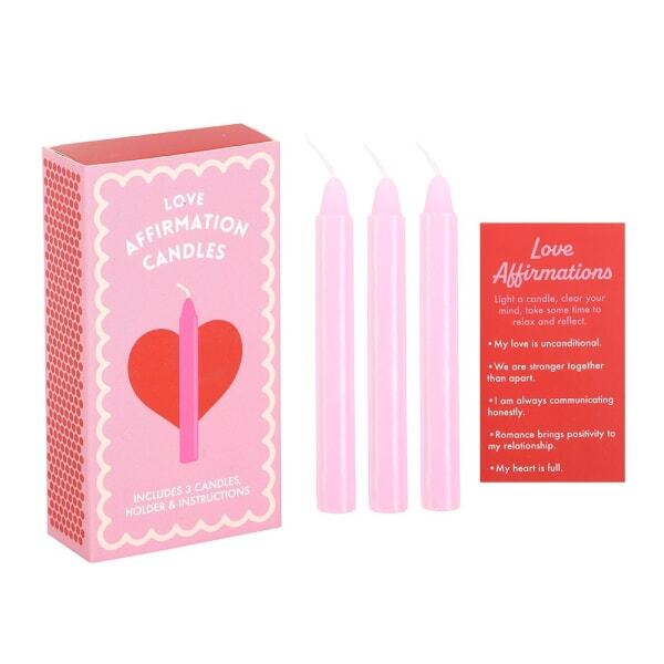 Something Different Love Affirmation Box Candles (Pack of 3)