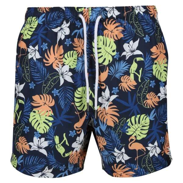 Regatta Mens Loras Tropical Swim Shorts (M)