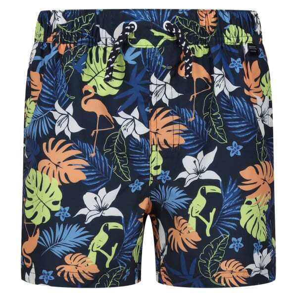 Regatta Kids Skander II Tropical Swim Shorts (13 Years)