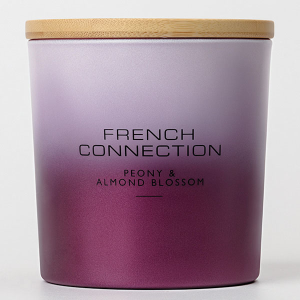 French Connection Ombre Peony & Almond Blossom Candle 322G