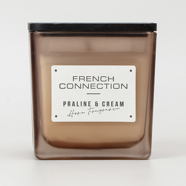 French Connection Autumn Range Praline & Cream Candle 200G