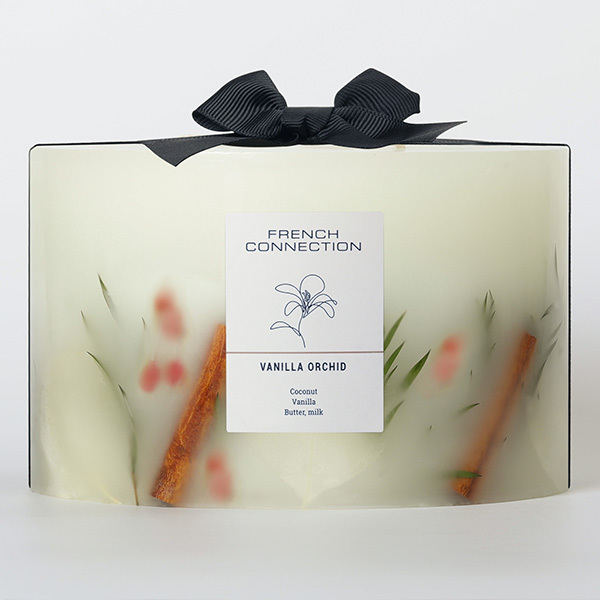 French Connection Botanical Infused Vanilla Orchid Candle 1.5KG