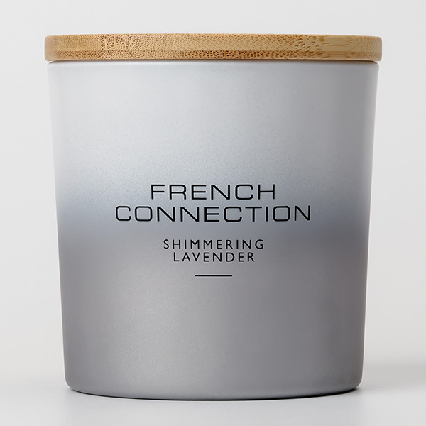 French Connection Ombre Shimmering Lavender Candle 322G