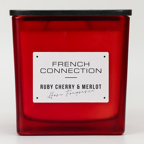 French Connection Autumn Range Cherry & Merlot Candle 830G