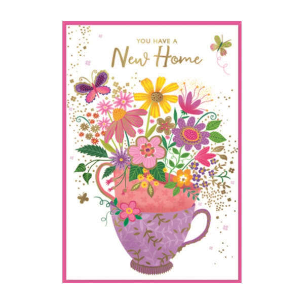 Simon Elvin You Have A New Home Card (Pack of 6)