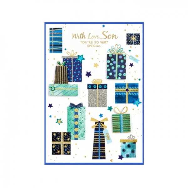 Simon Elvin Isabel Garden With Love Son Card (Pack of 6)