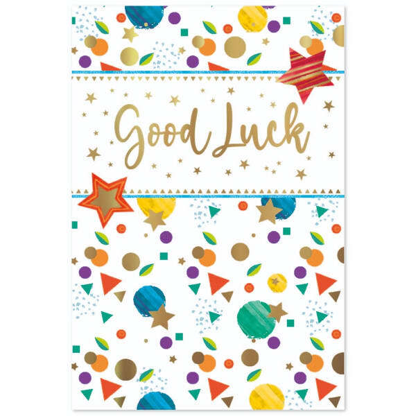 Simon Elvin Wishing You Good Luck Card (Pack of 6)