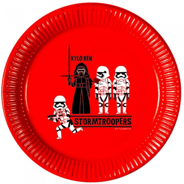 Star Wars Paper Kylo Ren Party Plates (Pack of 8)