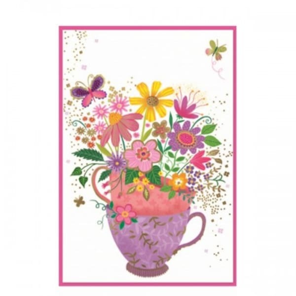 Simon Elvin Vase Card (Pack of 6)