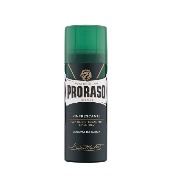 Proraso Travel Size Green Refresh Shaving Foam - 50 ml