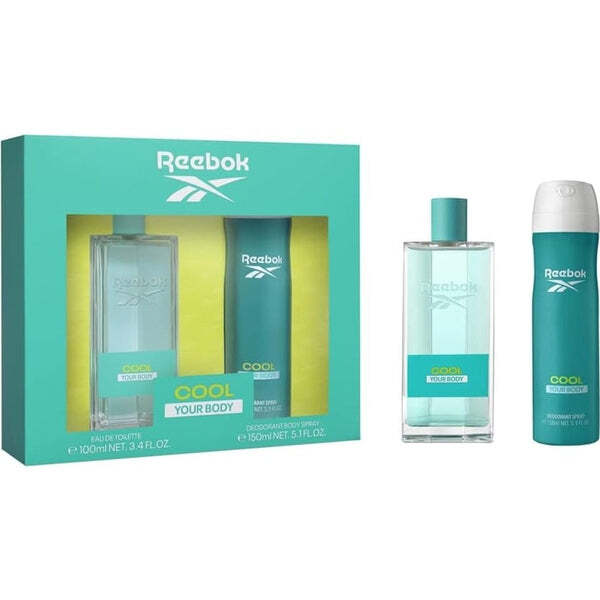 Reebok Cool Your Body Women 100ml EDT + 150ml Body Spray