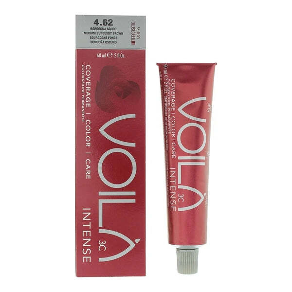 Intercosmo Voila Hair Color 60ml 4.62 Medium Burgundy Brown