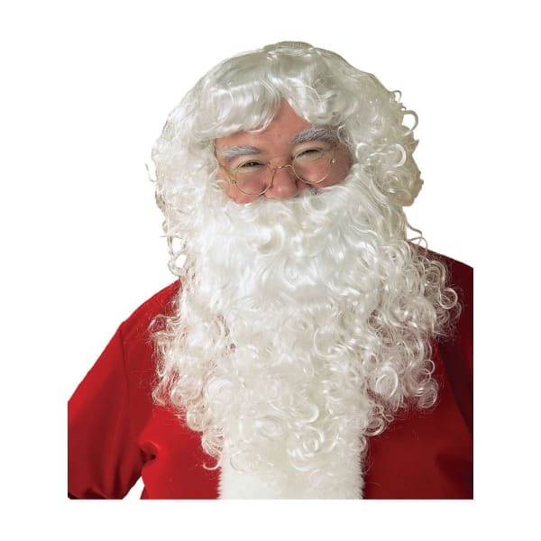 Bristol Novelty Mens Classic Santa Claus Beard & Wig Set