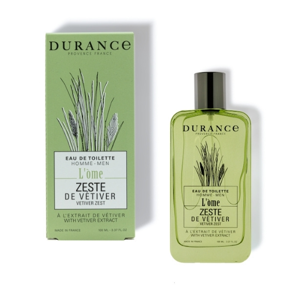 Durance Eau de Toilette Vetiver Zest 100ml