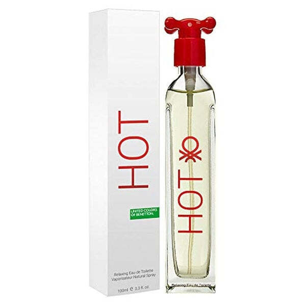 Benetton Hot Eau de Toilette 100ml Spray - New Edition