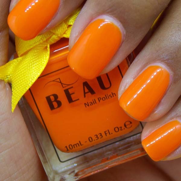 BEAU Polish Orange You A Cutie Neon Nail Polish 10ml