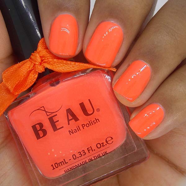 BEAU Polish You Want A Peach Of Me Neon Nail Polish 10ml