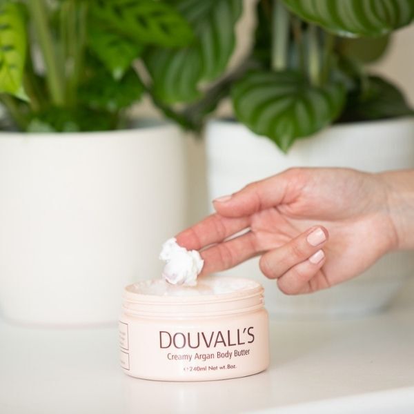 Douvall's Organic Argan Body Butter Pink Grapefruit 240ml