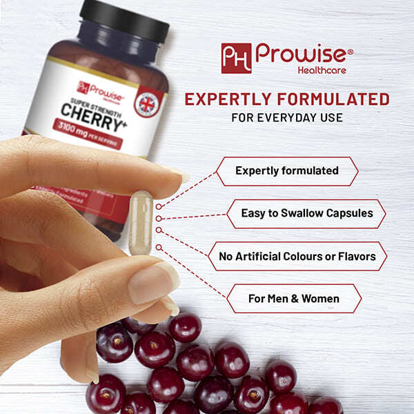 Prowise Cherry+ 3100mg Montmorency Cherry 200 Vegan Capsules