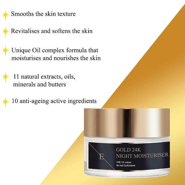 Eclat Skin London Night Moisturiser 24k Gold