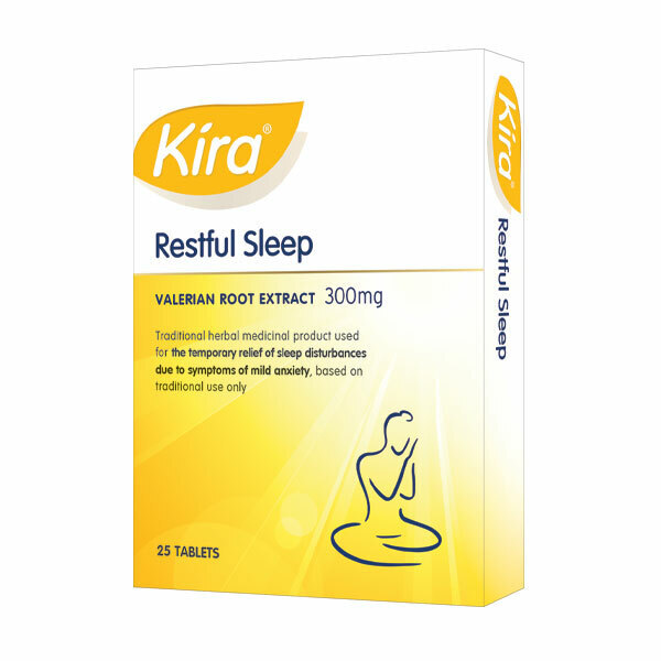 Kira Restful Sleep Valerian Root Extract 25 Tablets