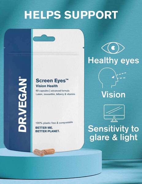 DR.VEGAN Screen Eyes™ | 30 Day Supply | 2 Capsules Per Day