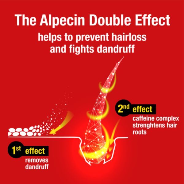 Alpecin Double Effect Shampoo 2x 200ml | Anti Dandruff