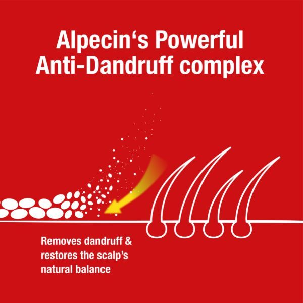 Alpecin Dandruff Killer Shampoo 3x 250ml | Removes Dandruff