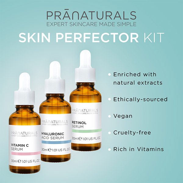 PraNaturals Skin Perfector Face Serum Kit 3x30ml