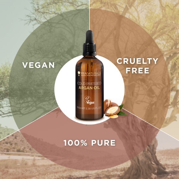 PraNaturals Cold Pressed Argan Oil 100ml