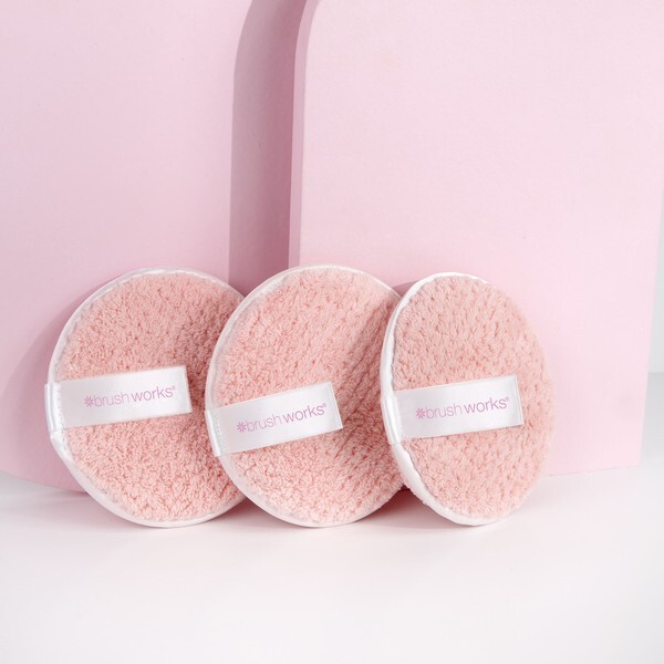 Brushworks Reusable Makeup Remover Pads (Pack of 3)