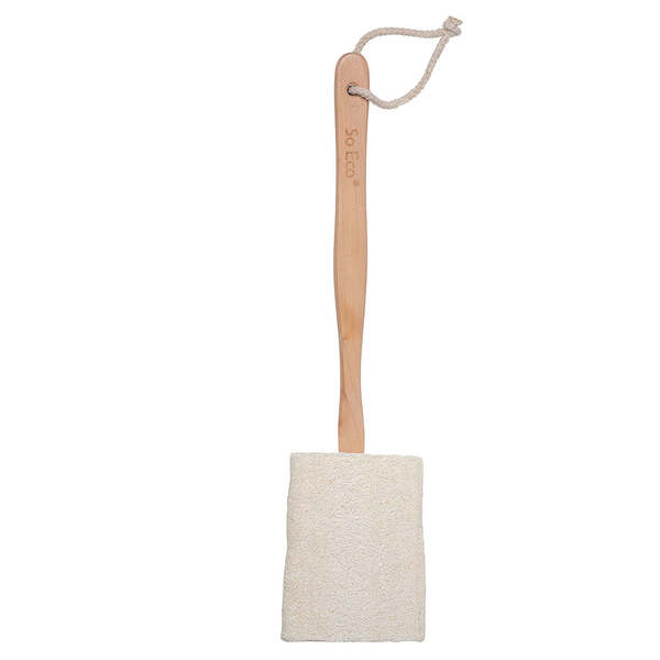 So Eco Flat Loofah with Wooden Handle