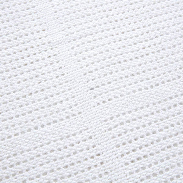 Clair De Lune Cotton Cellular Blanket Large White