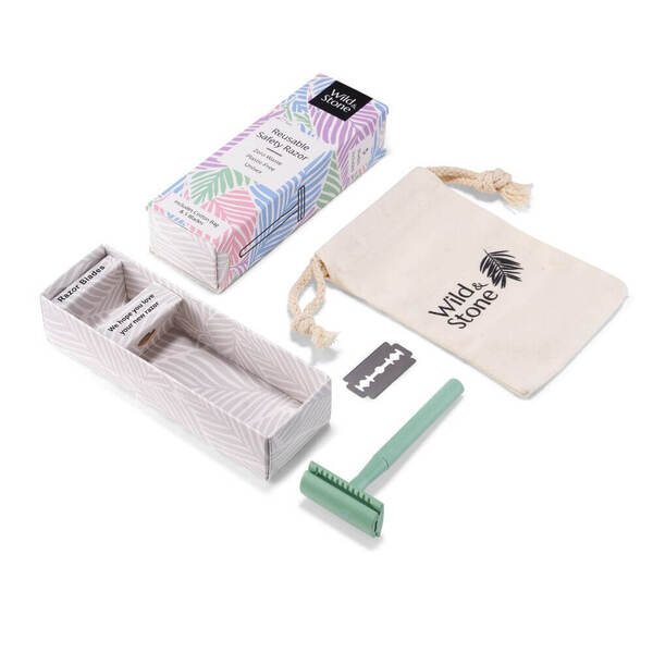 Wild & Stone | Reusable Safety Razor (Green)