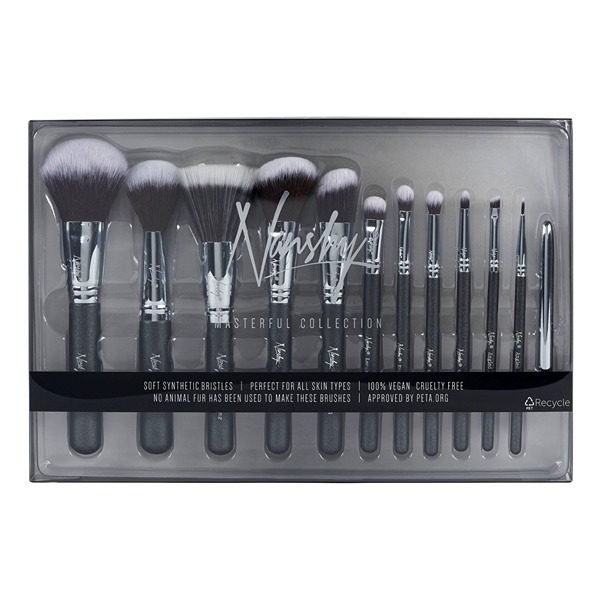 Nanshy 12 Piece Masterful Collection Brush Set (Black)