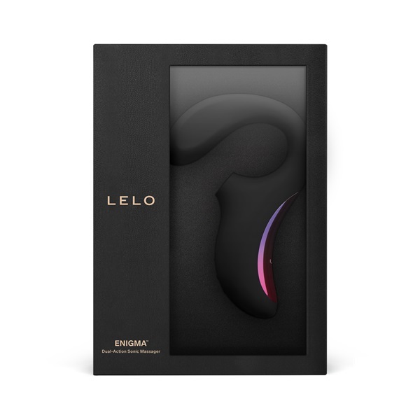 Lelo Enigma Dual Stimulation Sonic Massager Deep Rose