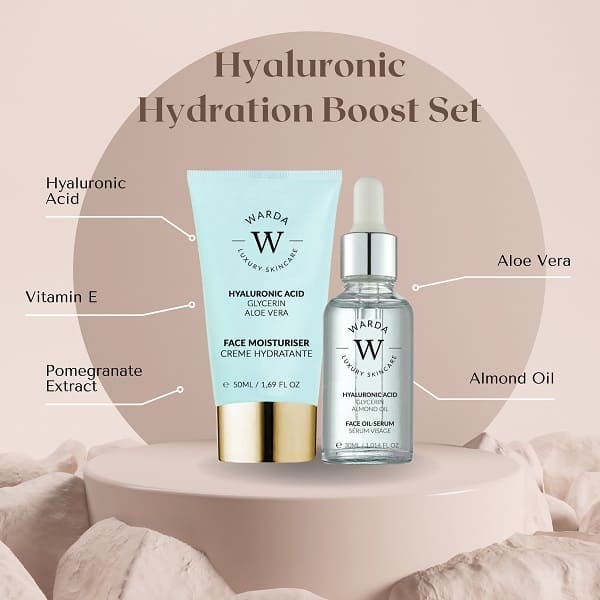 WARDA Hyaluronic Acid Moisturiser + Oil Serum