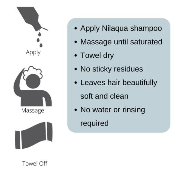 Nilaqua Towel Off Shampoo 500ml