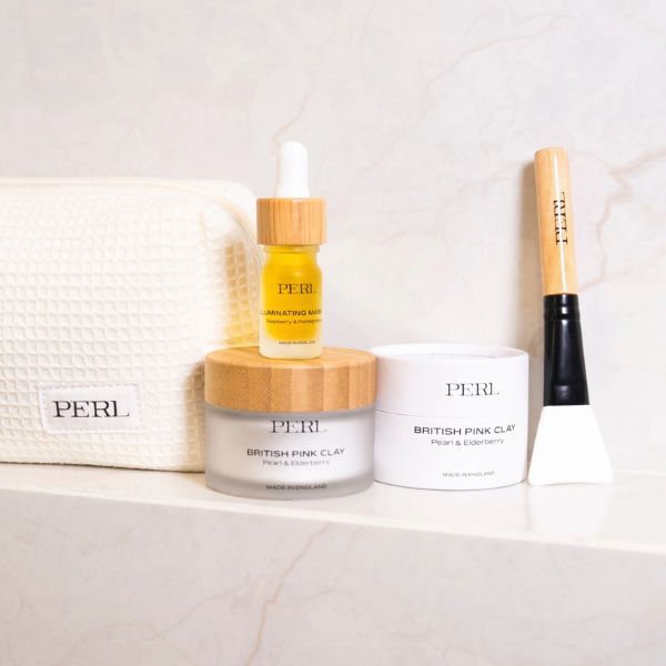 PERL Cosmetics Waffle Cosmetics Bag