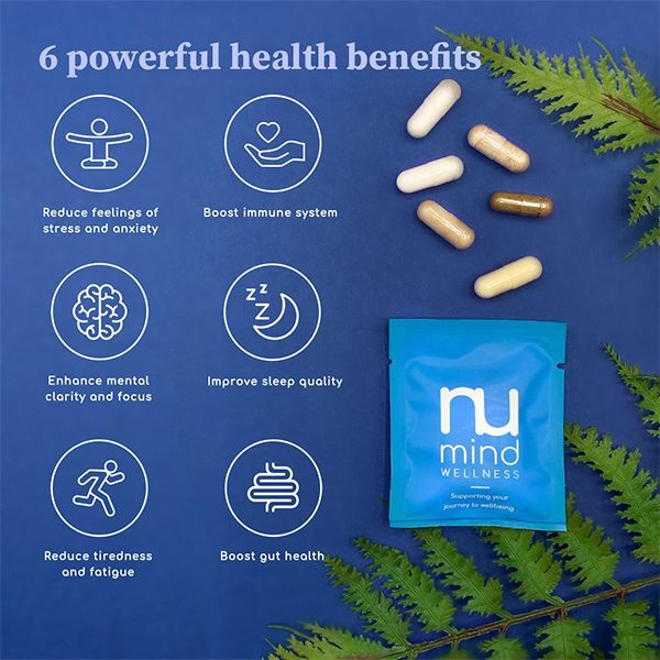 Nu Mind Wellness Stress Support Formula & Probiotic Blend