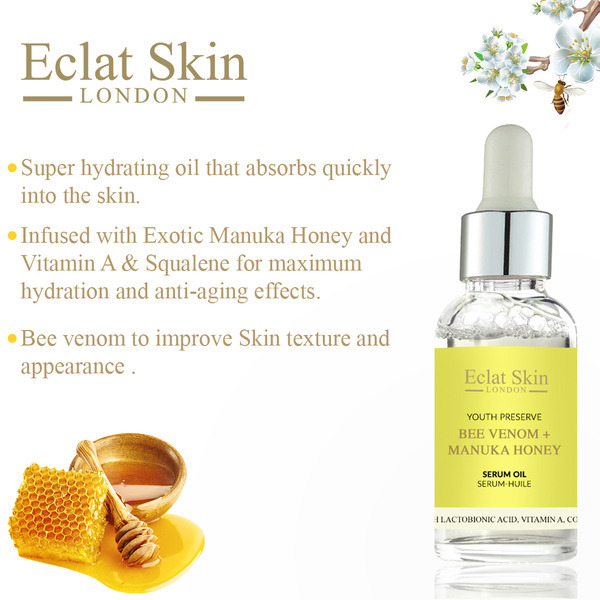 Eclat Skin London Bee Venom +  Honey Elixir Serum  + Oil