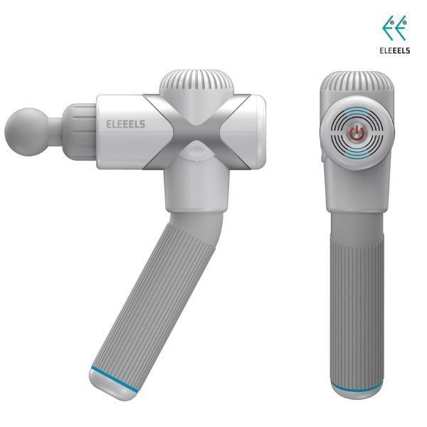 Eleeels X1T Massage Gun with Twistable Handle - White