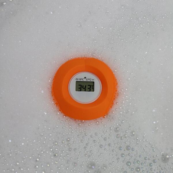 Lifemax Floating Bath Thermometer, LCD Screen, 5s Recheck