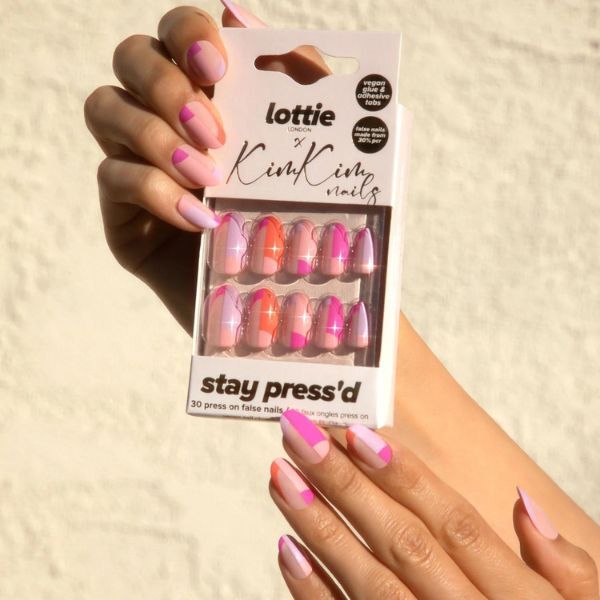 Lottie London X Kimkim Stay Press On Nails Block Party